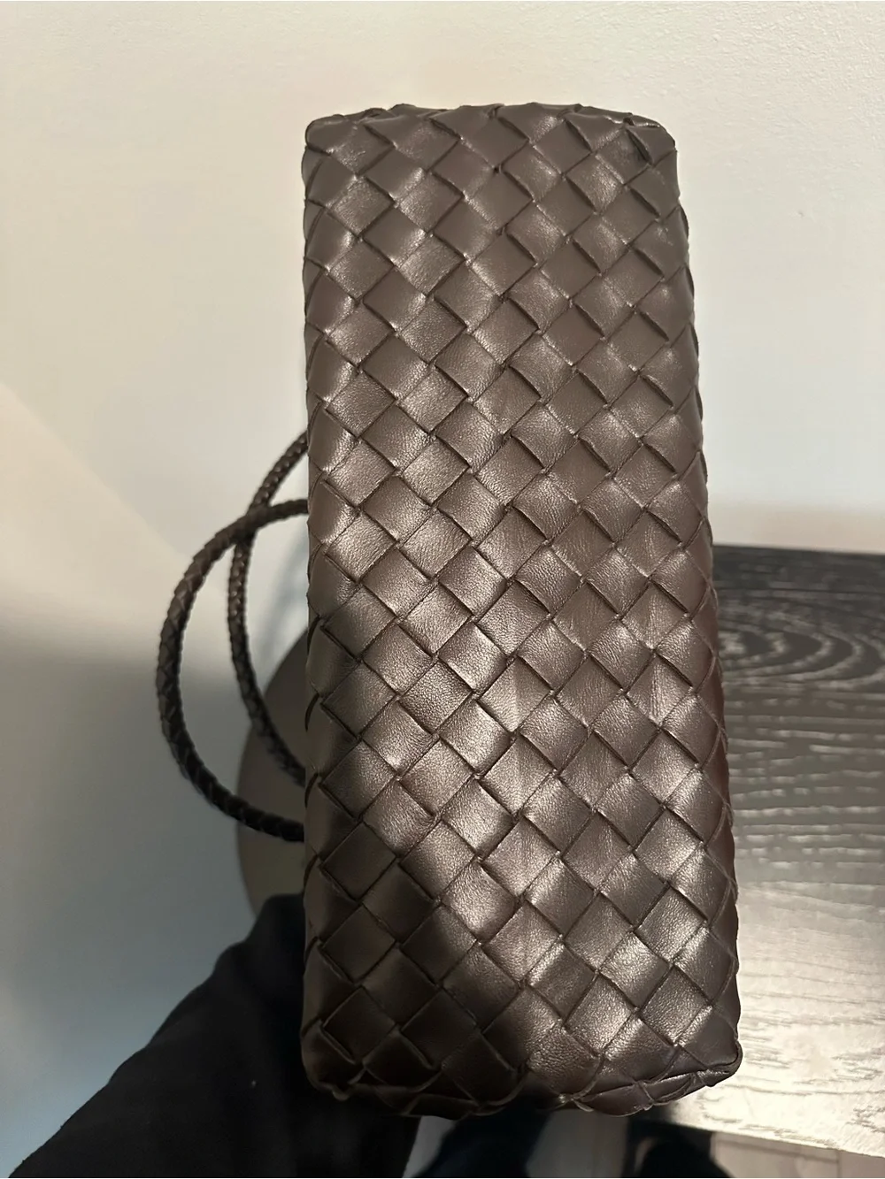 BOTTEGA VENETA Andiamo east west bag espresso